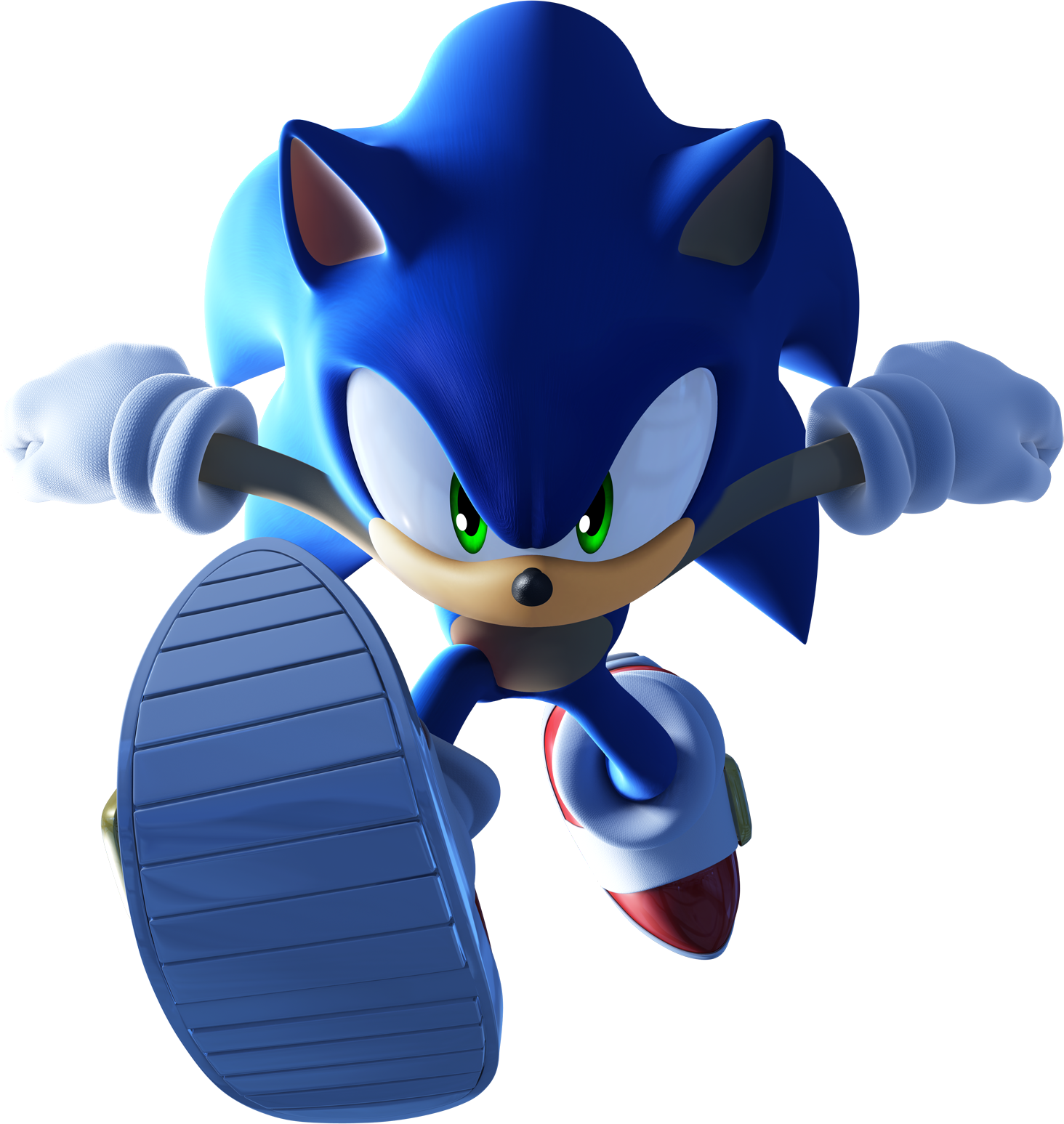 sonic the hedgehog front view