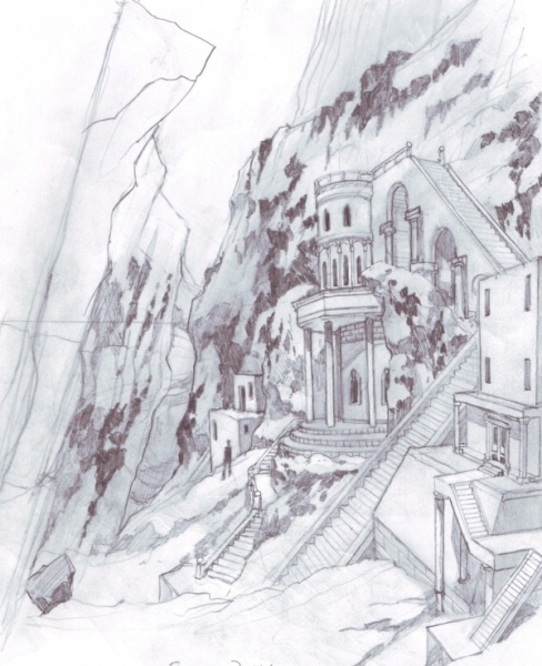 Heroes Of Ruin - Location - The Frost Reaches (Sketch)