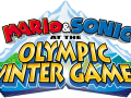 Mario & Sonic At The Olympic Winter Games - English Logo