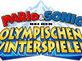Mario & Sonic At The Olympic Winter Games - German Logo