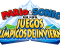 Mario & Sonic At The Olympic Winter Games - Spanish Logo