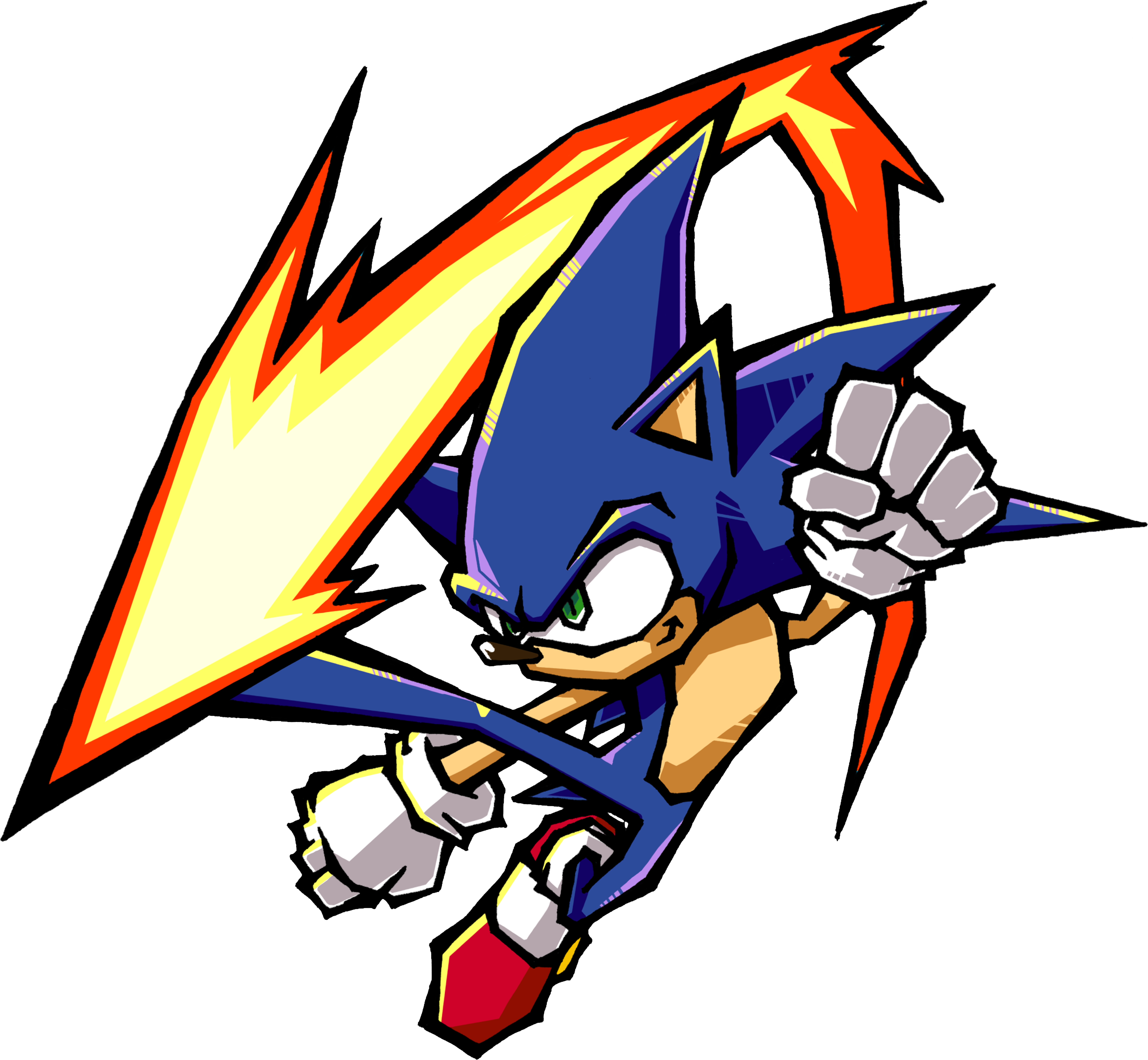 Sonic - Signature Art - Down Kick #2