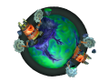 World Map - Planet Wisp