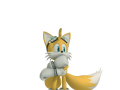 Tails - Dialogue Pose: Thinking