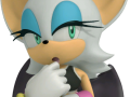 Rouge The Bat - Dialogue Pose: Thinking