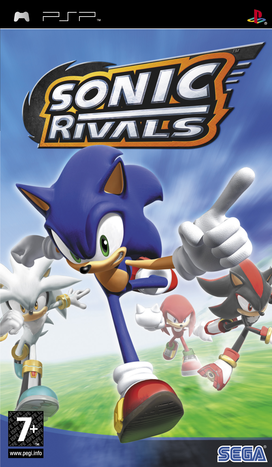 Sonic Rivals - Packshot (UK - Alternate Unused)