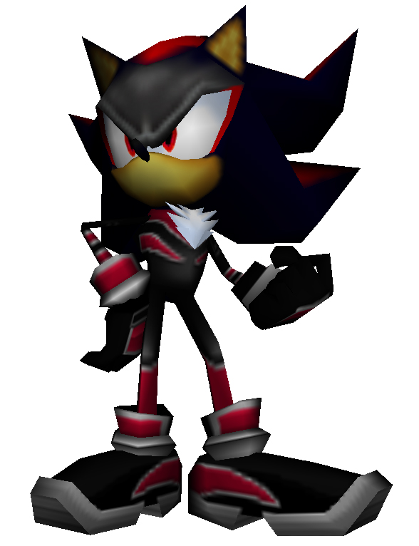 Sonic Rivals - Alternate Costumes - Shadow Leathers