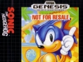 Sonic The Hedgehog - Not For Resale Genesis Packshot (USA)