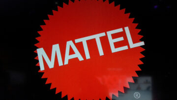 FILE PHOTO: The Mattel company logo is seen at the 114th North American International Toy Fair in New York City