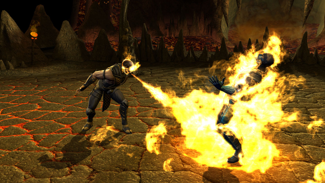 Mortal Kombat vs. DC Universe Fatality Scorpion 