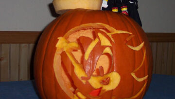 Shadow The Hedgehog Pumpkin