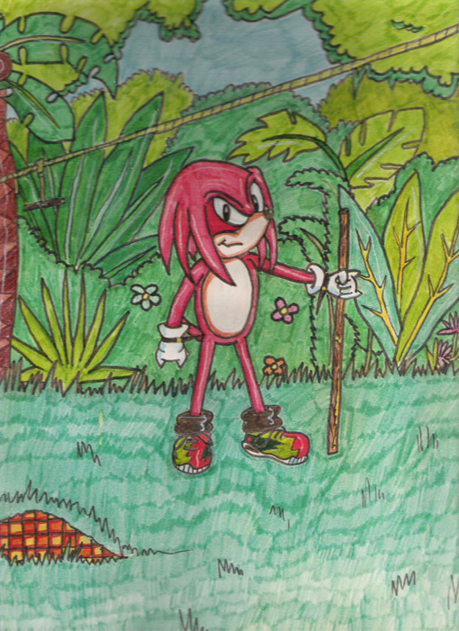 I draw stuff — I felt drawing fleetway sonic while listing to