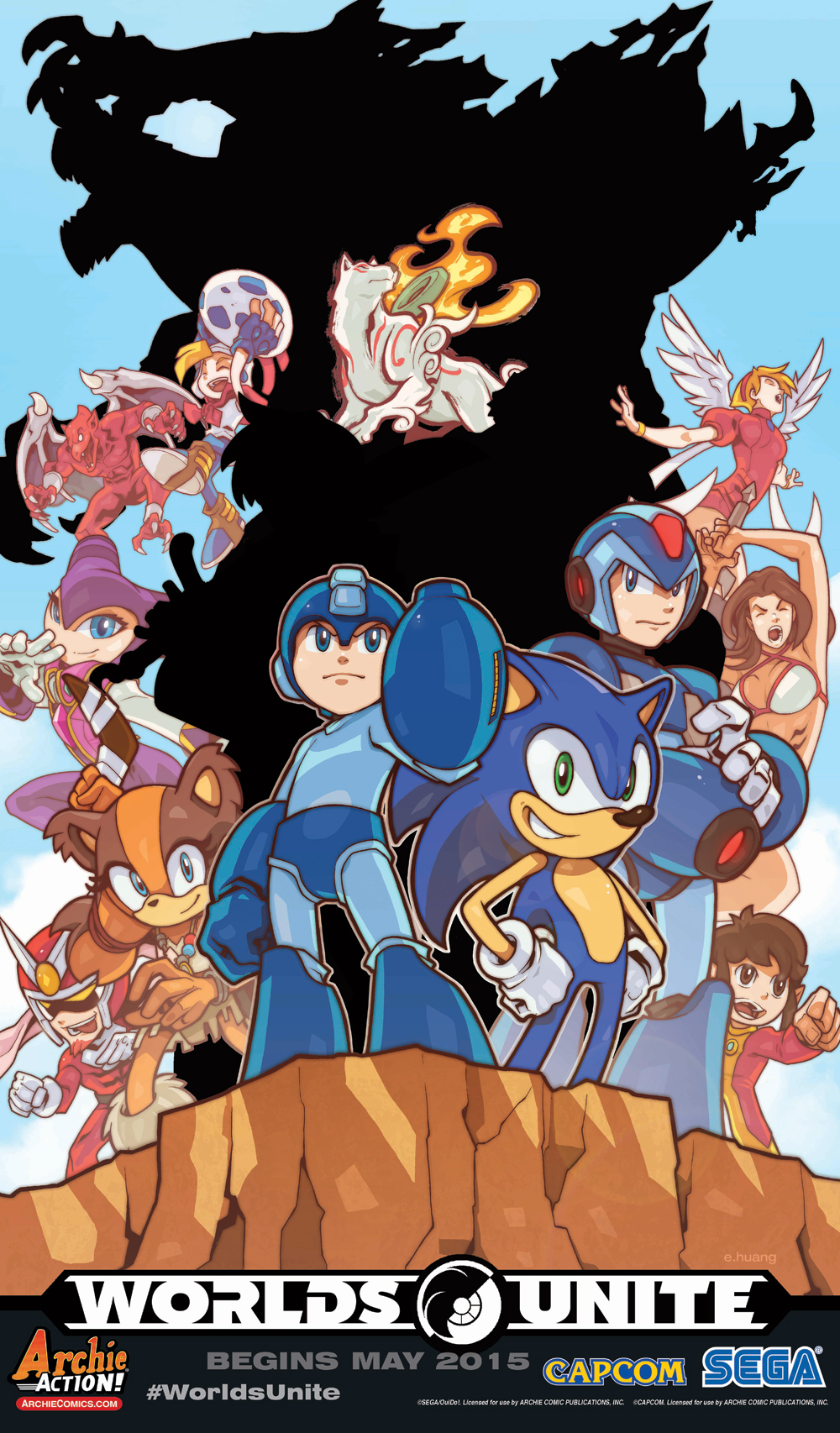 Worlds unite. Archie Sonic Megaman. Соник бум. The World кроссовер. World Unite Sonic 2015.