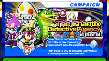 Chaotix In Sonic Runners