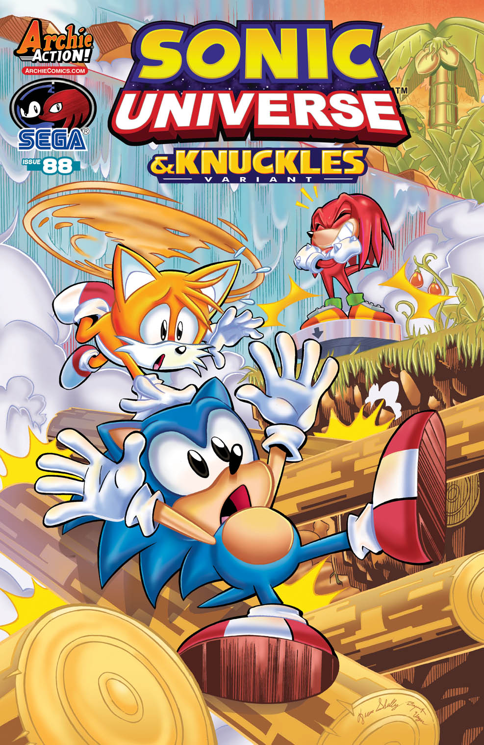 Knuckles the Echidna in Sonic the Hedgehog 2