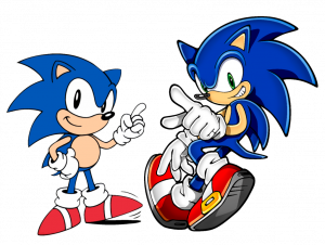 Sonic VS Classic Sonic [Sprite Animation] 