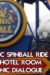 Sonic Spinball Ride & Hotel Room At Alton Towers – Sonic’s Dialogue