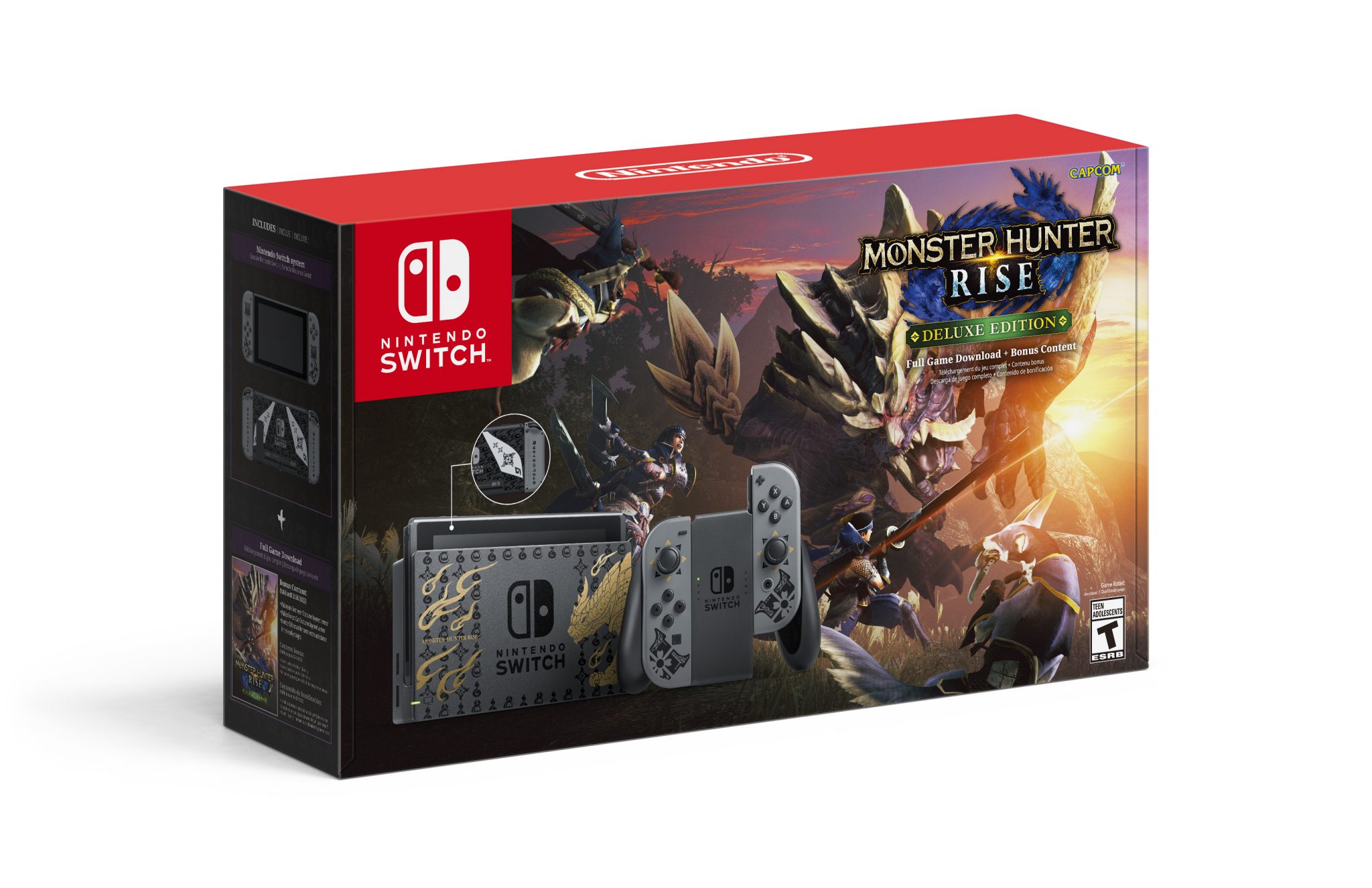nintendo switch monster hunter rise deluxe edition