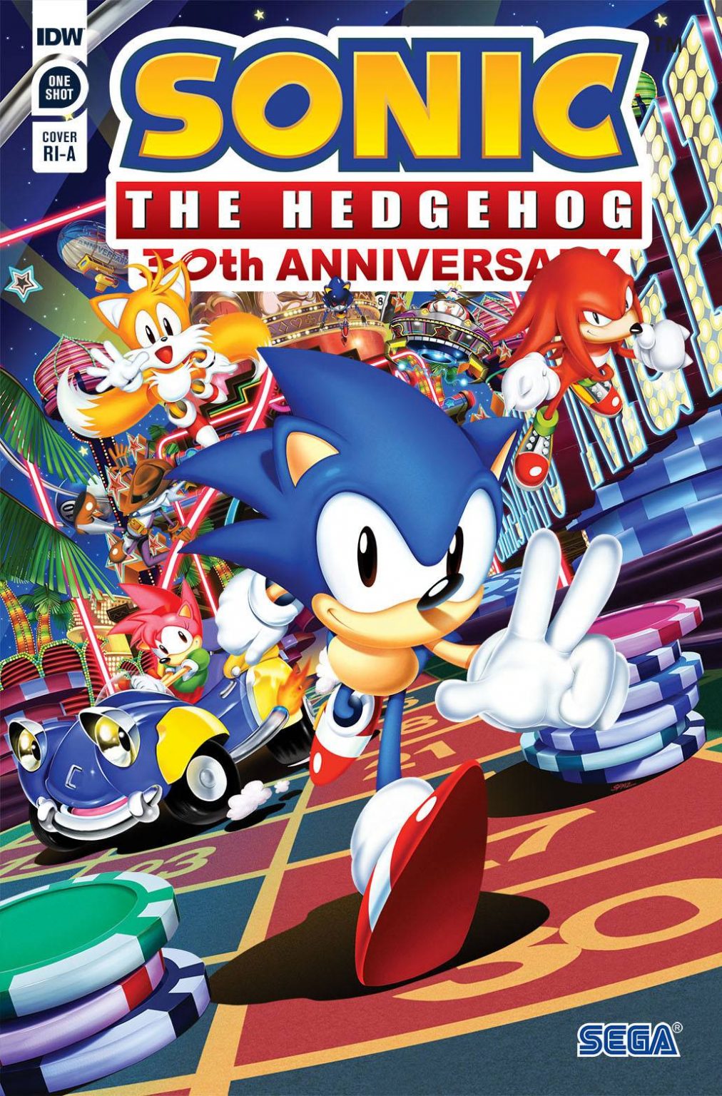 First Look Sonic The Hedgehog 30th Anniversary Celebration Again   IDWSTH30THRIA 1012x1536 