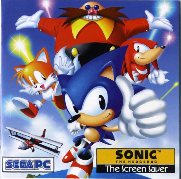 Sonic The Hedgehog The Screen Saver - Cover